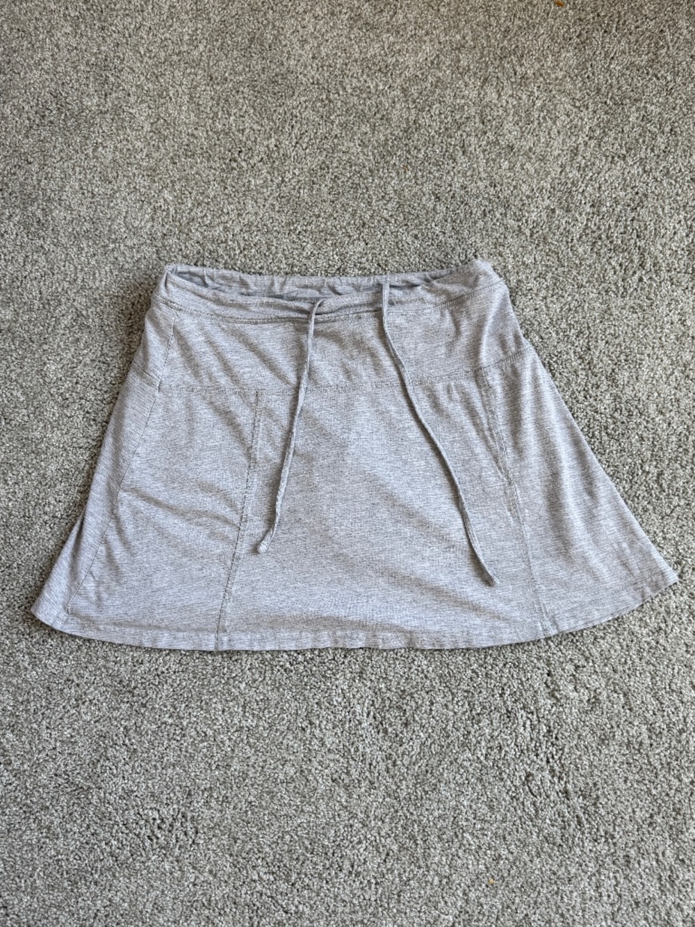 TOAD & CO Skort (Skirt and short), Gray space dye, Medium, pocket in shorts